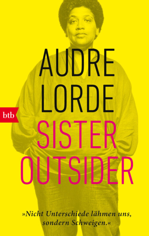 <span style='color: #3c3c3c;'>Audre Lorde</span> <br><span style='font-style: italic; font-weight: bold;'>Sister Outsider</span>