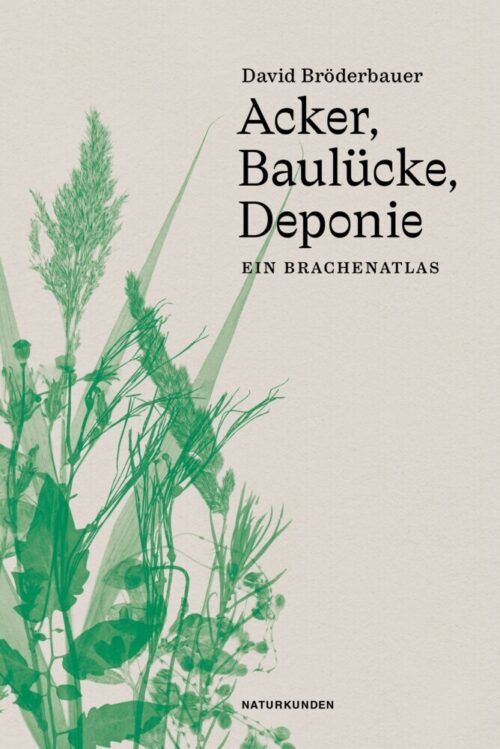 <span style='color: #3c3c3c;'>David Bröderbauer</span> <br><span style='font-style: italic; font-weight: bold;'>Acker, Baulücke, Deponie. Ein Brachenatlas</span>