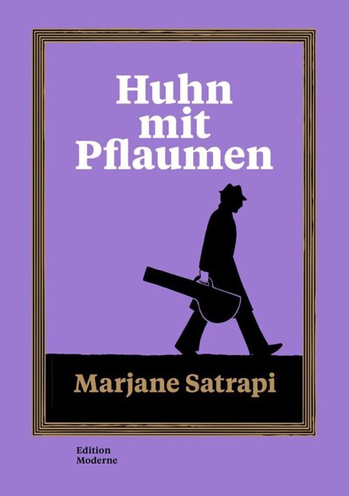 <span style='color: #3c3c3c;'>Marjane Satrapi</span> <br><span style='font-style: italic; font-weight: bold;'>Huhn mit Pflaume</span>